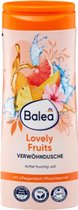 Zomer Douchegel Lovely Fruits - Balea Douchegel | 1x 300 ml | Vegan Douchegel met zomerse Fruitgeur - Met perzikpitolie - Siliconenvrij