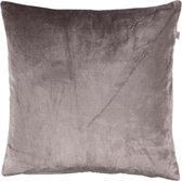 Dutch Decor CIDO - Sierkussen velvet taupe 45x45 cm