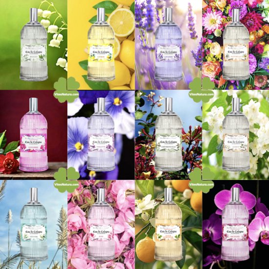 Collectie Eau de Colognes 12 x 250 ML | merk A L'Ancienne | unisex | multifunctioneel als parfum, roomspray en fris linnengoed | Franse Parfum de Grasse
