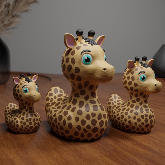 GANAZONO 4 Stuks Kleine Giraf Realistische Giraffe Beeldjes