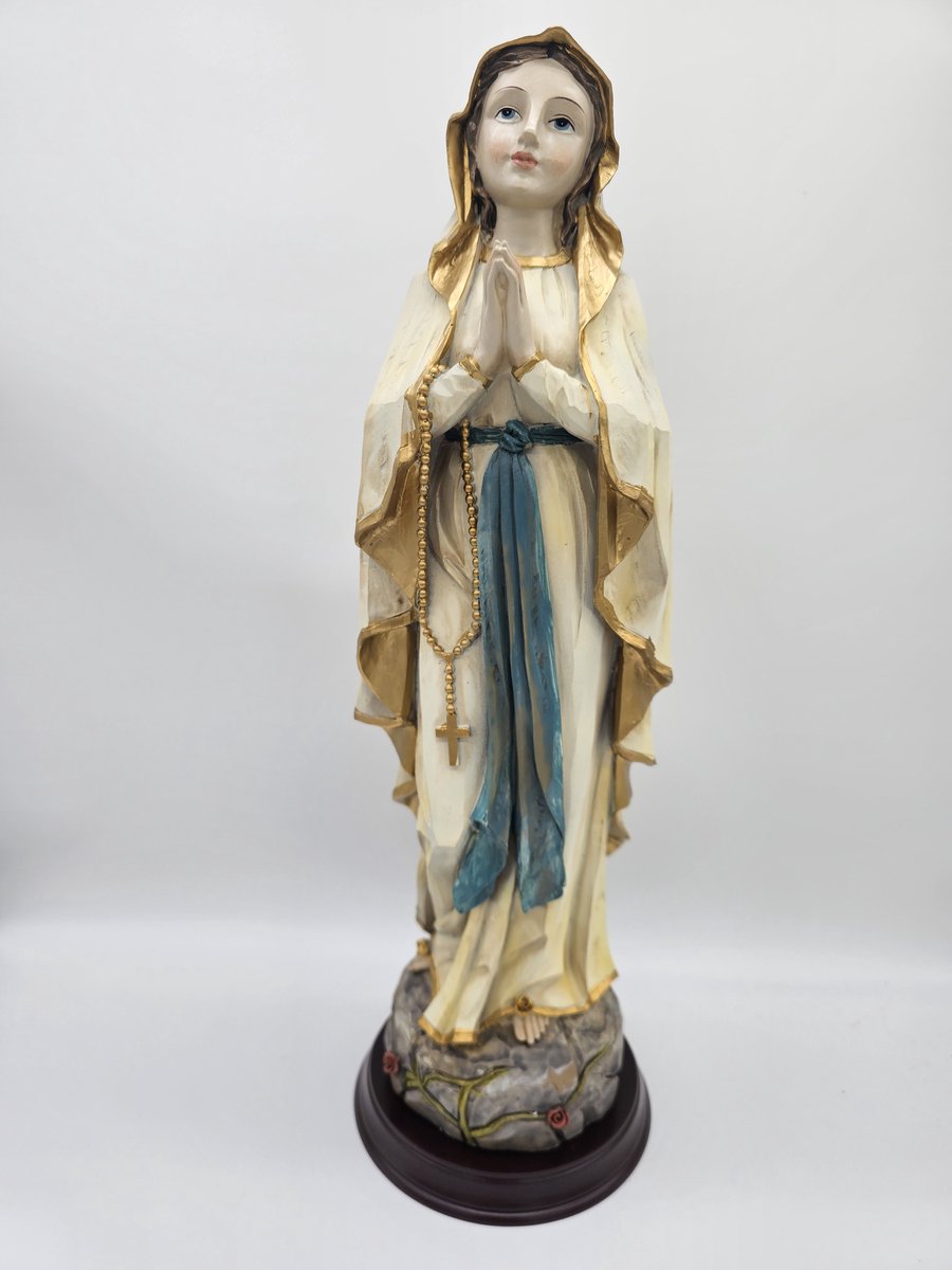 Maria van Lourdes - beeld 42 cm - materiaal polystone - religieus beeld
