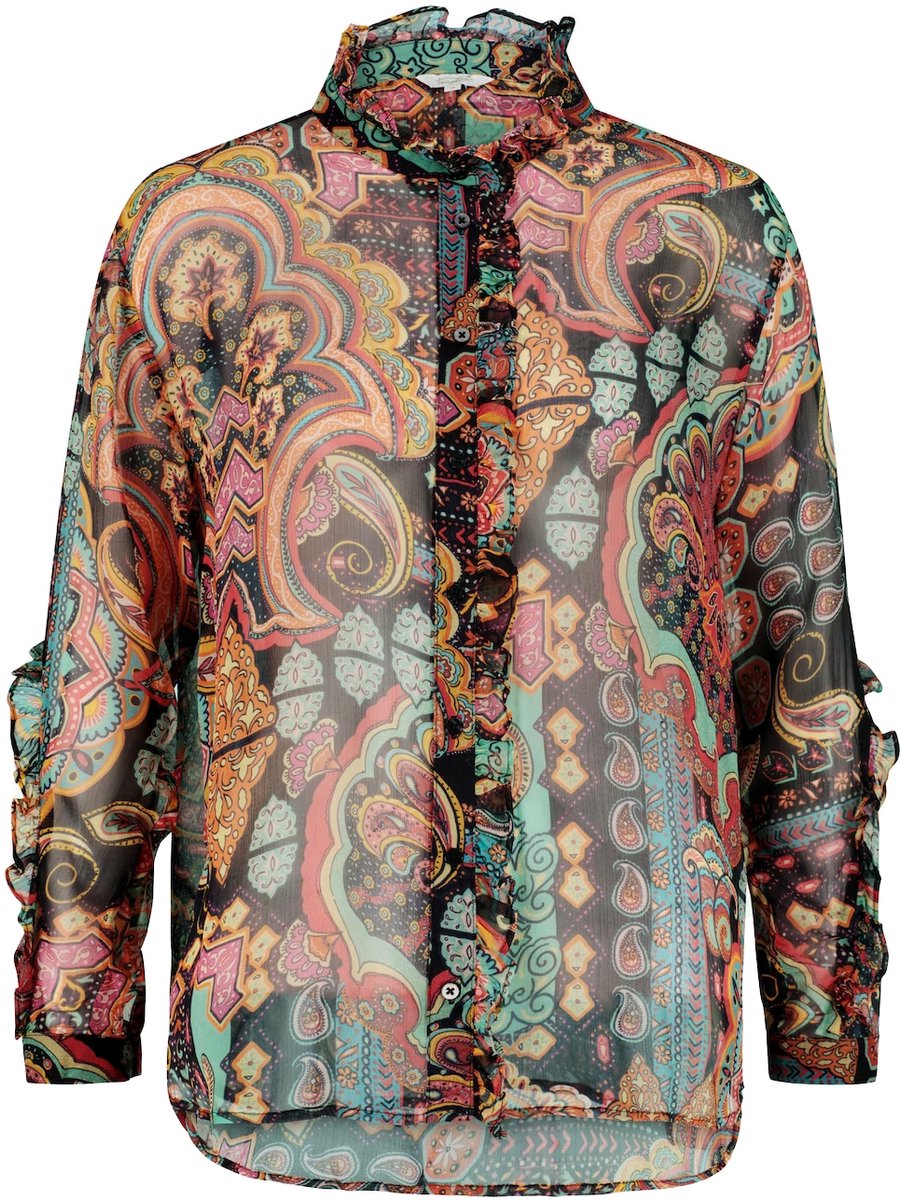 Frogbox • blouse met paisley motief • maat 36