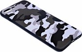 - iPhone 8 Plus / 7 Plus Luxe Camouflage Back Cover Snow