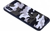 - iPhone X / Xs Luxe Camouflage Back Cover Snow