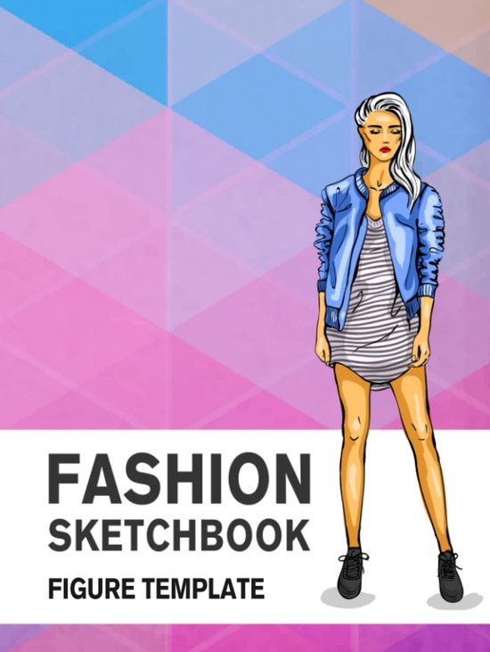 Fashion Sketchbook Figure Template - cover