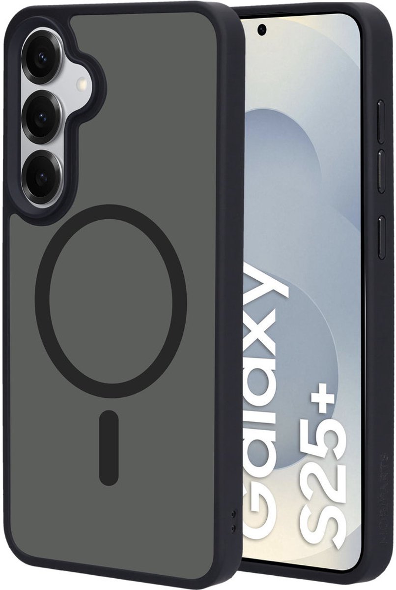Mobiparts hoesje geschikt voor Samsung Galaxy S25 Plus - Hardcover - MagSafe - Zwart