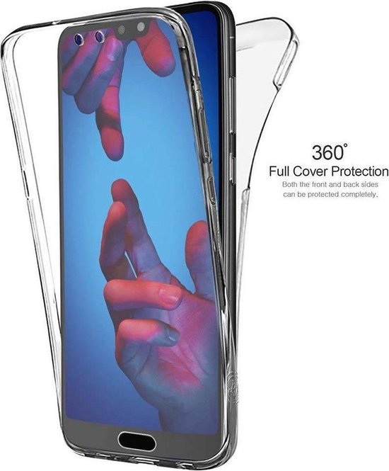 heel Troosteloos helpen 360° Protection Hoesje PC & Kunststof Transparant voor de Huawei P20 Lite |  bol.com