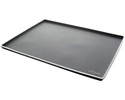 AXIMO Siliconen Bakmat met Opstaande Randen - 40x30 cm – Herbruikbaar & Anti-aanbak – Non-Spill Ovenmat – BPA-vrij - GRIJS