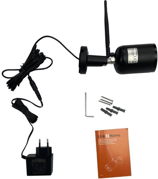 WiFi-camera - LINK2HOME - Binnen/Buiten - 1080P HD - Nachtzicht - Bewegingsdetectie — afbeelding 3