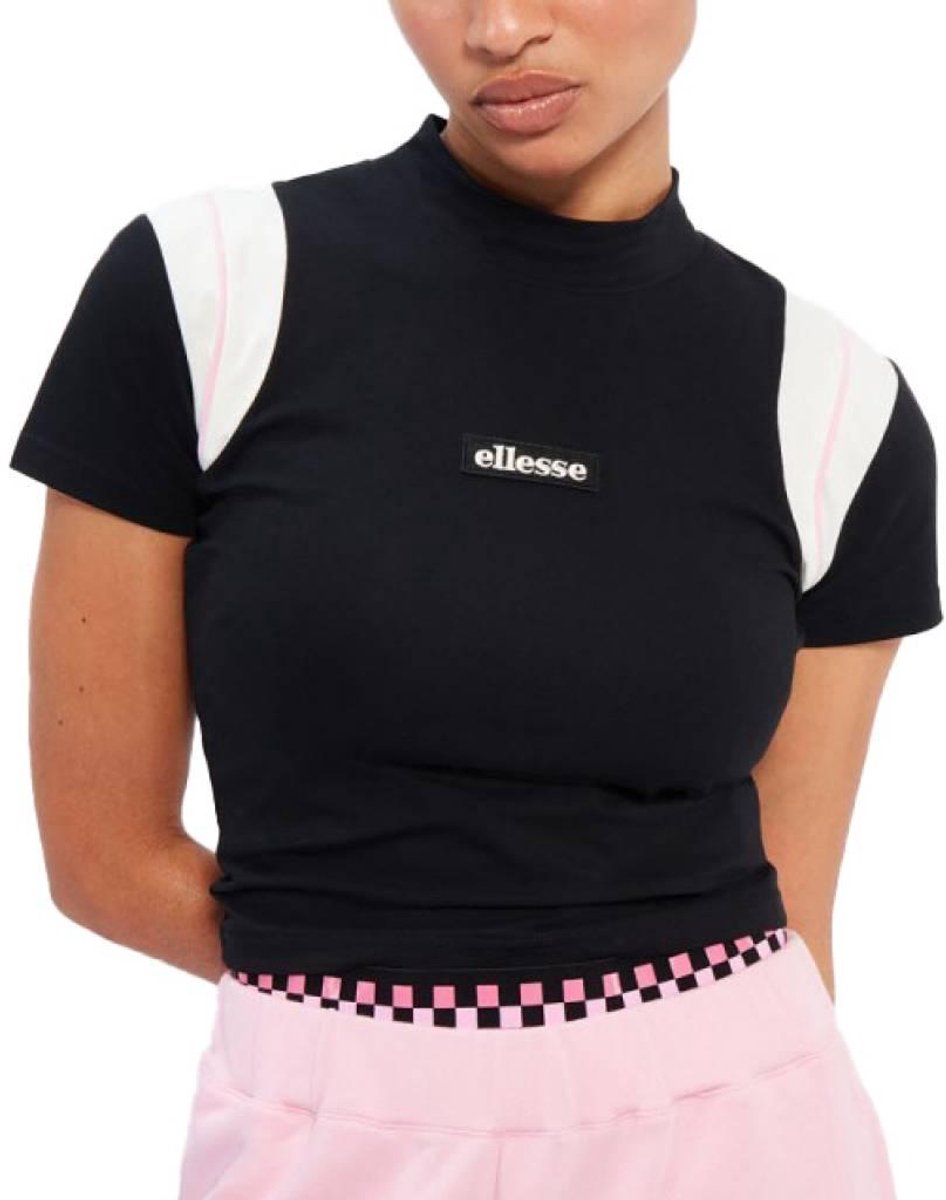 ELLESSE MART CROP T-SHIRT XS EU Zwart