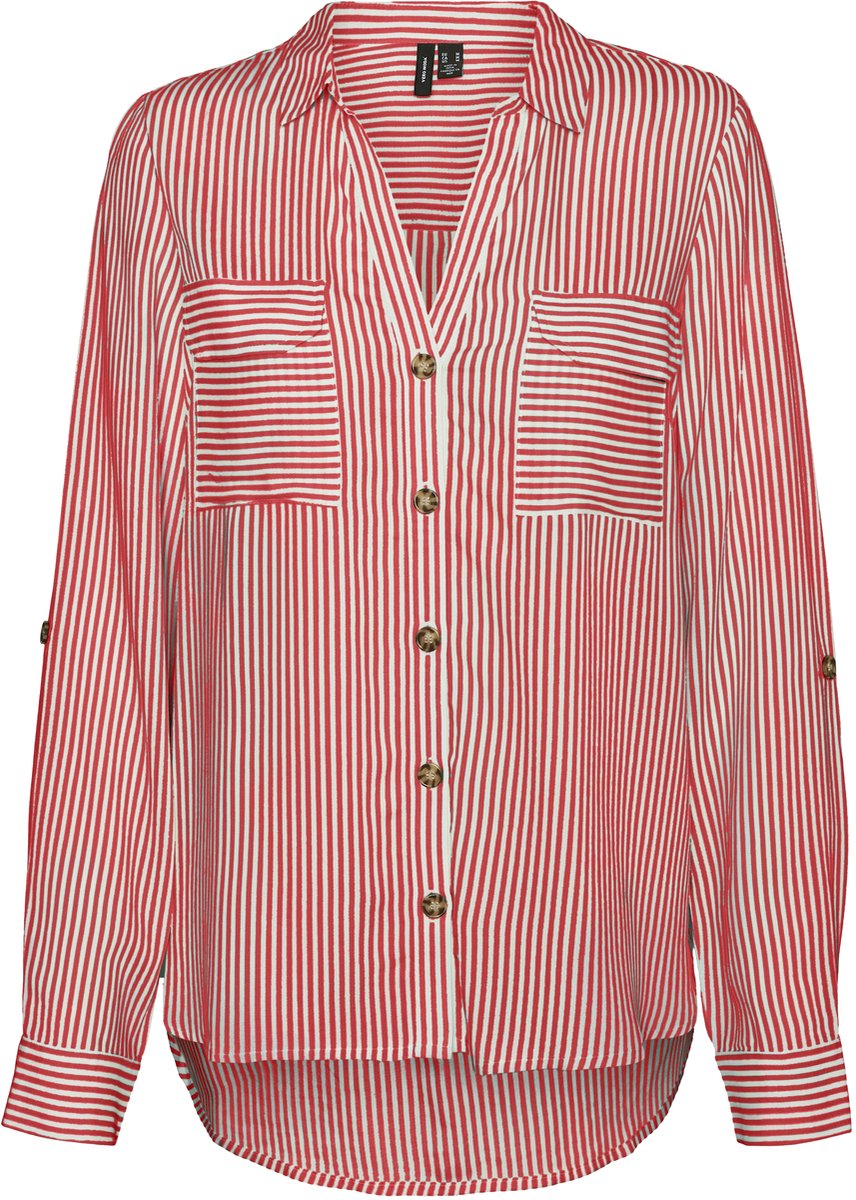 VERO MODA - VMBUMPY L/S SHIRT NEW WVN NOOS - Dames - Blouses
