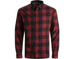 JACK & JONES- JJEGINGHAM TWILL SHIRT L/S NOOS - Heren - Overhemd