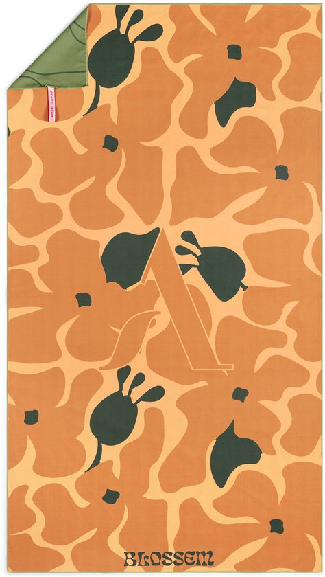 Serviette de voyage | serviette de plage | Fleur Orange | Animaux Troupeau