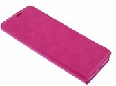 Luxe Roze TPU / PU Leder Flip Cover met Magneetsluiting Huawei P Smart