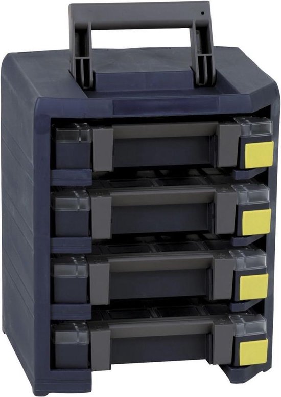 rol opgraven makkelijk te gebruiken Raaco Assortimentsdoos - HandyBoxxser - Met 4 stuks Boxxser 55 Sorteerdozen  - 247 x... | bol.com