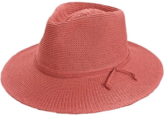 Chapeau de soleil Gilly Fedora pour femme, infroissable, chapeau de voyage House of Ord réglable - Taille : ML : 58 cm - Masala