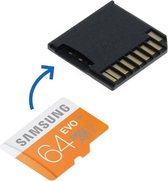 Huismerk Micro SD Adapter + 64GB Samsung geheugen voor MacBook Pro 13" en 15" (Retina)