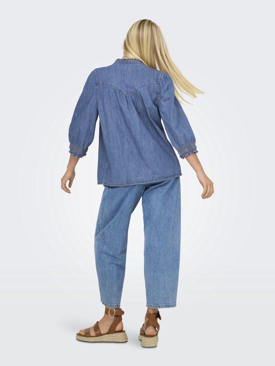 VILA VINEED LIA3 MBD -NOOS - Spijkerjas - medium blue denim/blauw denim