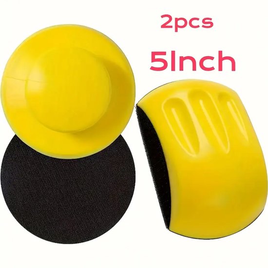 Lot De 2 Blocs De Ponçage Velcro En Forme De Souris – Idéal Pour Bois, Métal, Carrosserie Et Bricolage !