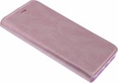 Luxe Rose Goud TPU / PU Leder Flip Cover met Magneetsluiting voor iPhone Xs