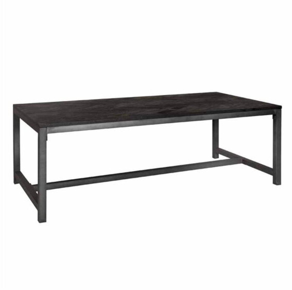 Tower Living Eettafel Ziano - Rechthoek Zwart Hout - 240x100x76cm