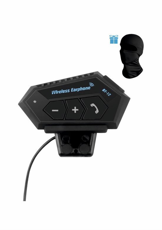 IMENGINE Bluetooth Motorhelm Headset – IP67 Waterdicht – 12u Praattijd ...