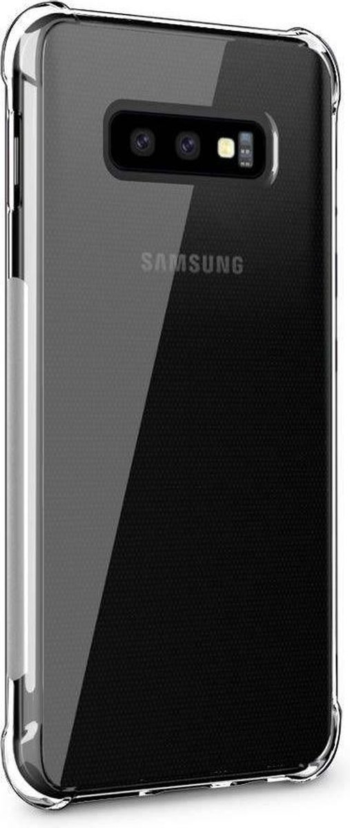 Ntech Hoesje Geschikt Voor Samsung Galaxy S10e Transparant Anti Shock Back hoesje