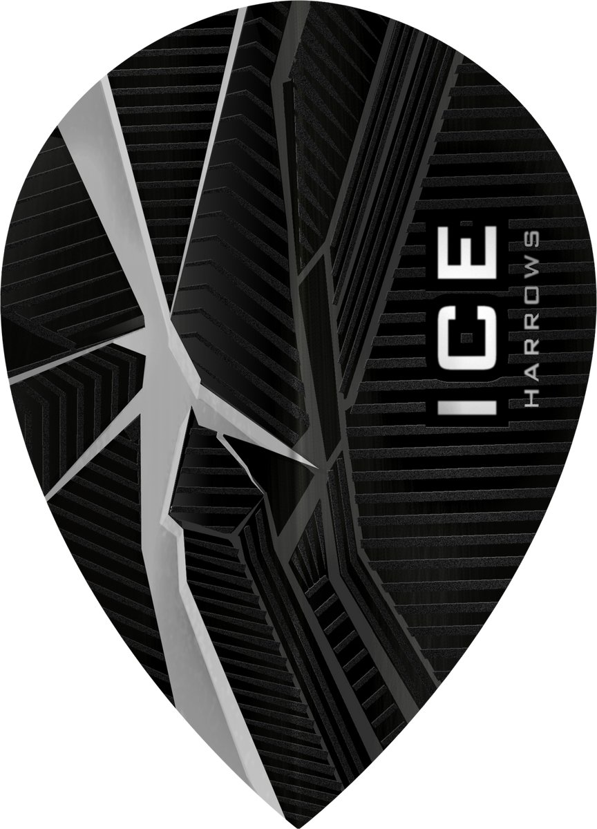 Harrows ICE Recut Pear Clear - Dart Flights