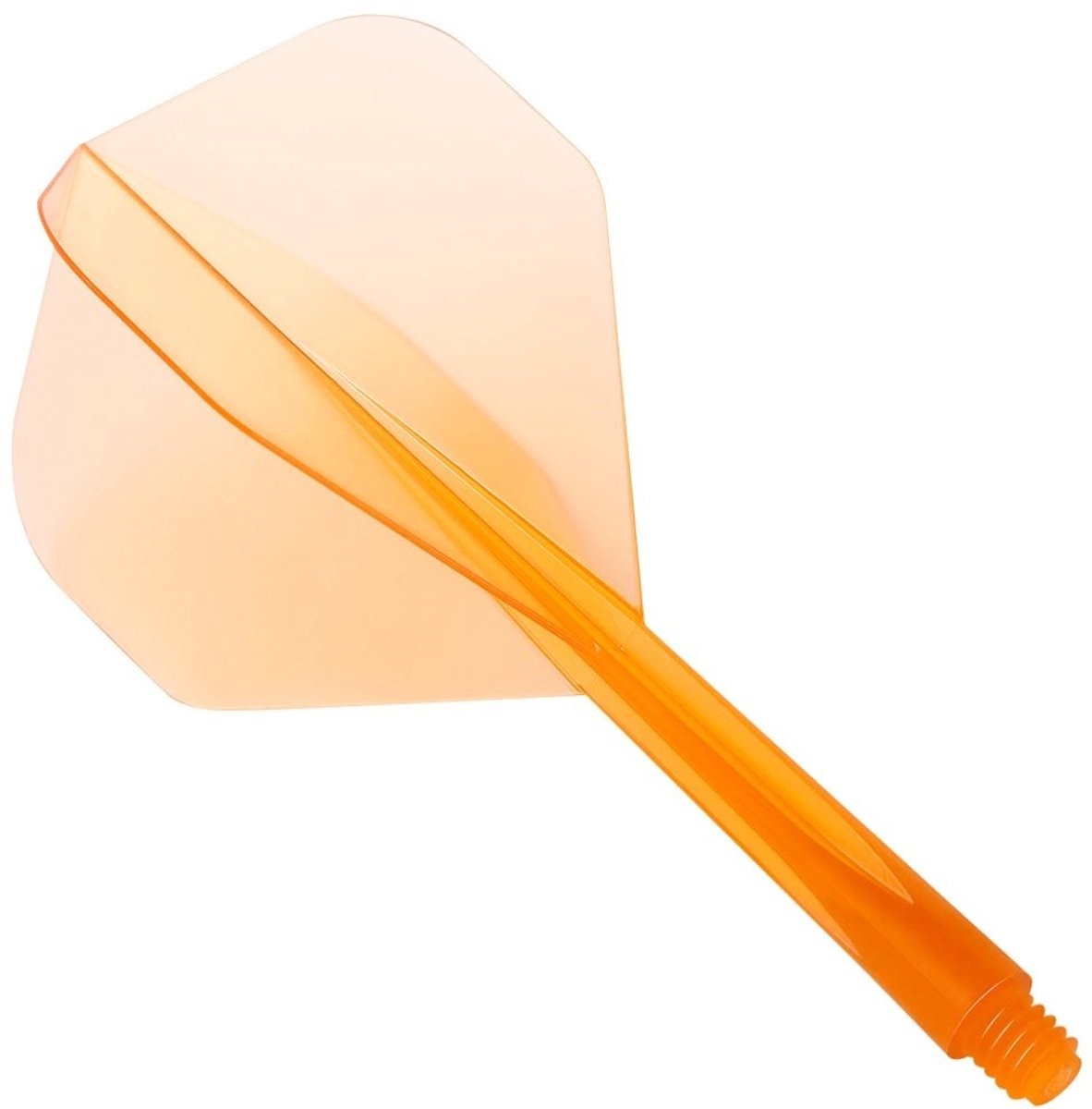 Condor Zero Stress Flight System - Standard Clear Orange - Dart Flights Long