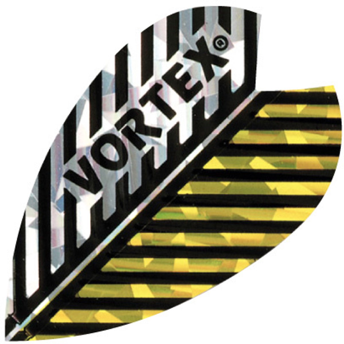 Harrows Vortex Feather Gold/Silver - Dart Flights