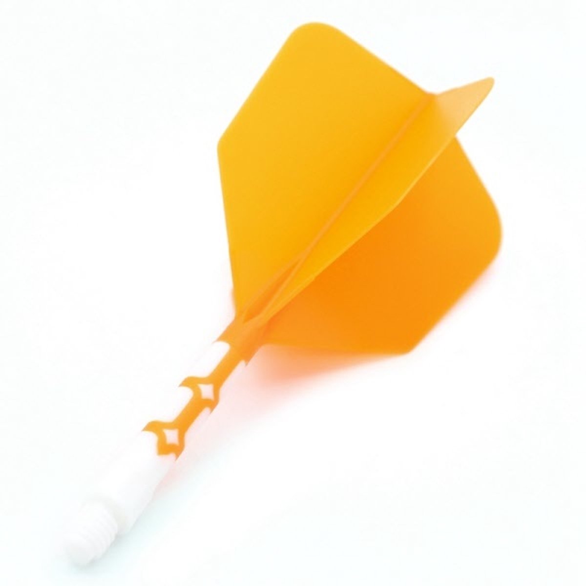 Cuesoul - ROST T19 Integrated Dart Flights - Big Wing - Orange White M