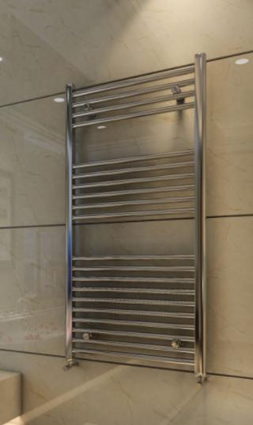 Eastbrook Wingrave chroom straight multirail badkamer radiator | bol.com