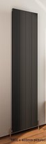 Eastbrook Vesima antraciet vertikaal radiator aluminium