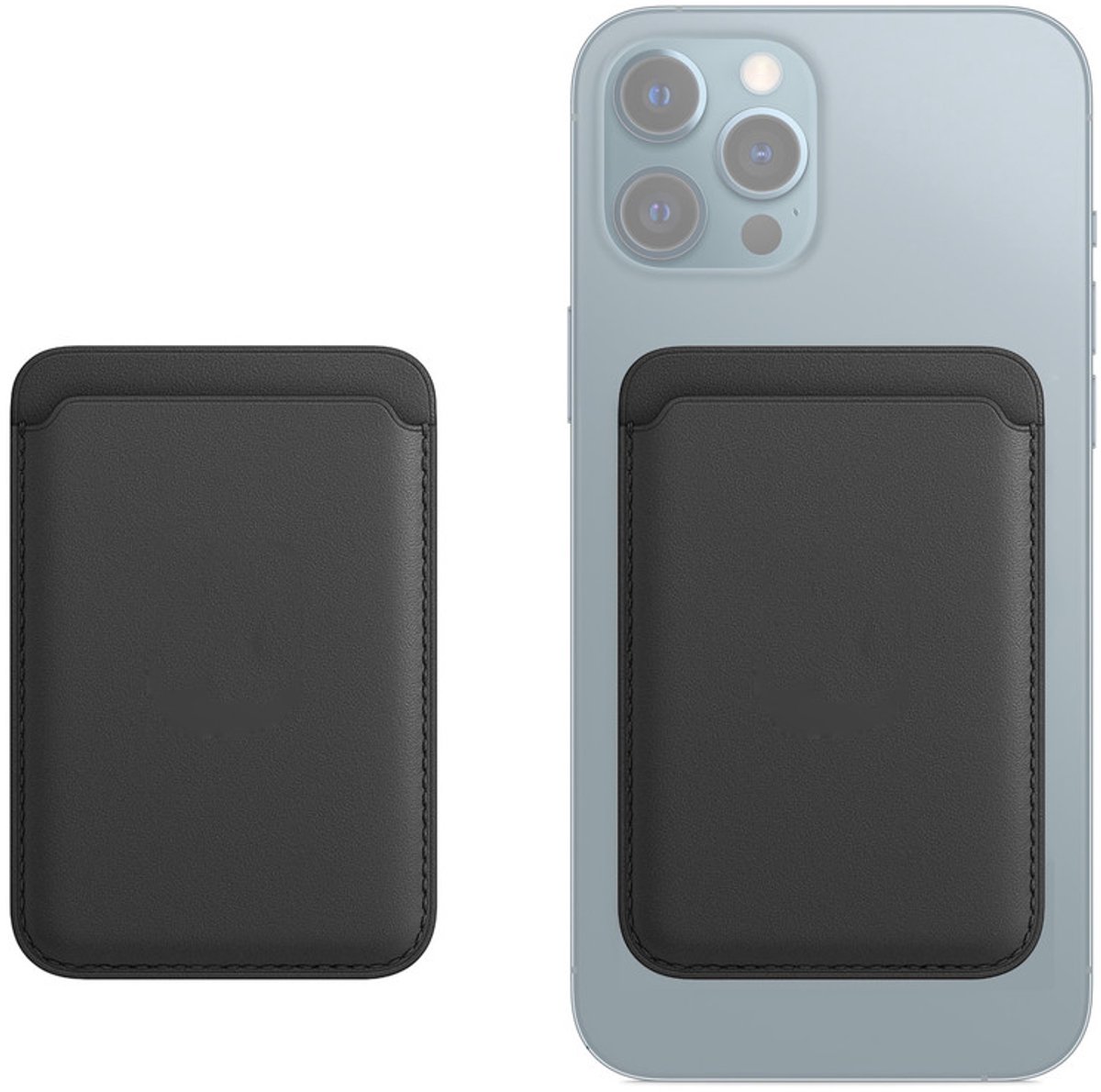 Magnetische Kaarthouder Geschikt Voor iPhone Magsafe - Magnetische Wallet Card Holder - Pasjeshouder - voor iPhone 12 / 13 / 14 / 15 / 16 / 17 / PRO / PRO MAX - zwart