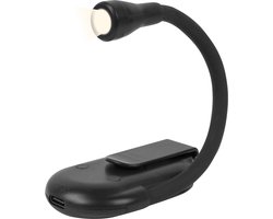 Nuvance - Leeslampje - Leeslamp met Klem - Dimbaar - 3 Standen - Leeslampje voor Boek - Oplaadbaar USB C - Klemlampje - Zwart Nuvance - Leeslampje - Leeslamp met Klem - Dimbaar - 3 Standen - Leeslampje voor Boek - Oplaadbaar USB C - Klemlampje - Zwart