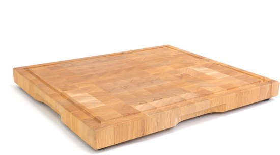 BonFeu BonButcher Block Snijplank 52 x 45 cm - Massief hout - 5 cm dik van BonFeu — afbeelding 4