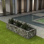 vidaXL - Gabion - plantenbak - verhoogd - 270x90x50 - cm - staal