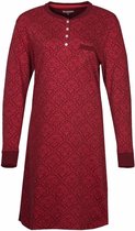 Irresistible Dames Nachthemd Rood met een All-over Dessin IRNGD2608B - Maten: L