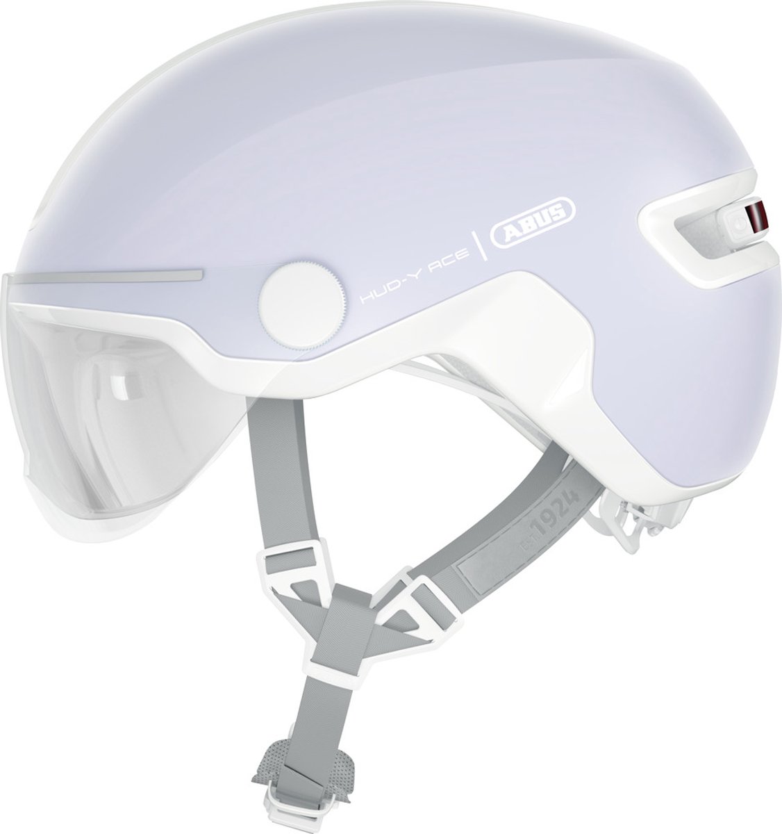 ABUS Fietshelm hud-y ace pure lavender m - 54-58 cm - paars - geschikt voor gebruik op elektrische fietsen - stadsfietsen - 430 g m afbeelding