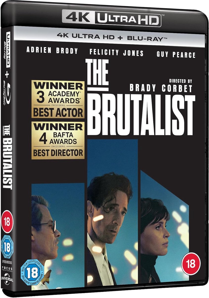 The Brutalist - 4K Ultra HD + Blu-ray - Import