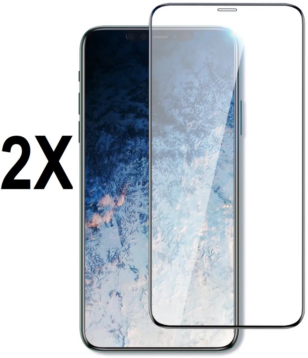 Screenprotector geschikt voor iPhone 12 Mini - Beschermglas - Screen protector geschikt voor iPhone 12 Mini - glasplaatje full cover - 2 stuks