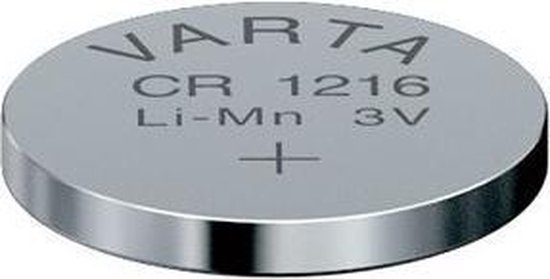 professioneel boete extase Varta CR1216 knoopcel batterij - 5 stuks | bol.com