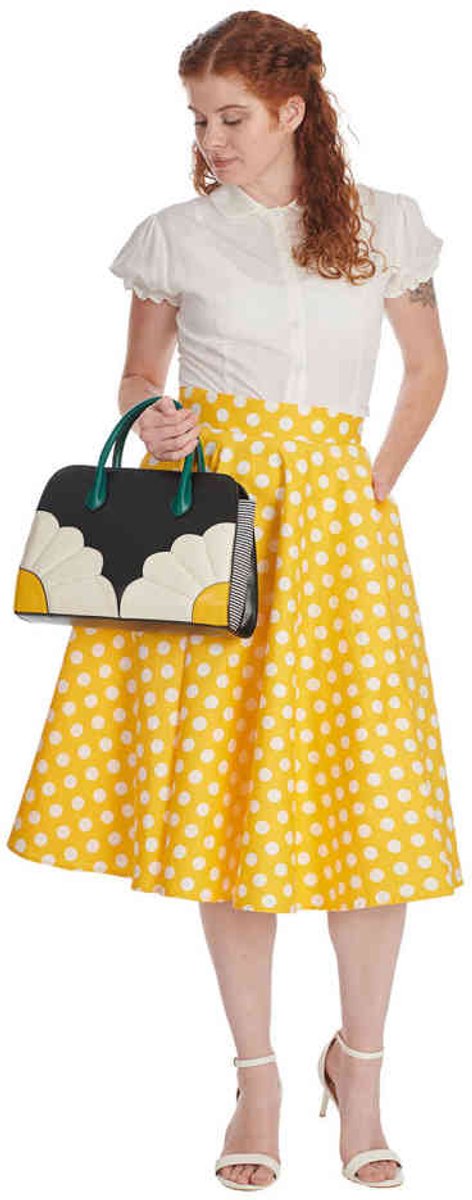 Banned - Lemon Spot Rok - 3XL - Geel