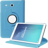 Geschikt voor Samsung Galaxy Tab E 9.6 inch SM - T560 / T561 Tablet Case met 360° draaistand cover hoesje - Blauw
