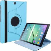 Samsung Galaxy Tab S2 9,7 inch (SM-T810) Tablet Case met 360 graden draaistand cover hoesje - Blauw