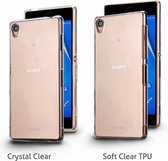 Sony Xperia M5 Transparant Gel TPU ultra dun case cover hoesje