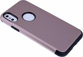 Roze Armor Defender Backcover Hoesje iPhone X / Xs