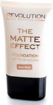 Makeup Revolution Matte Foundation - Warm Beige