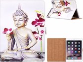 iPad Air 2 Boeddha & Bloem Design Booktype Kunstleer Hoesje Met Pasjesruimte
