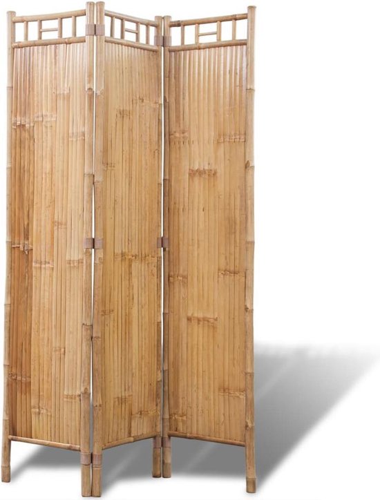 vidaXL Kamerscherm bamboe 3 panelen